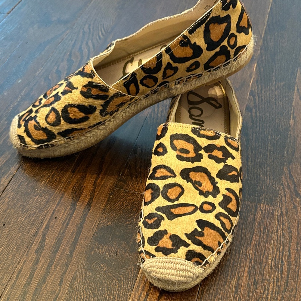 Leopard Print Espadrilles